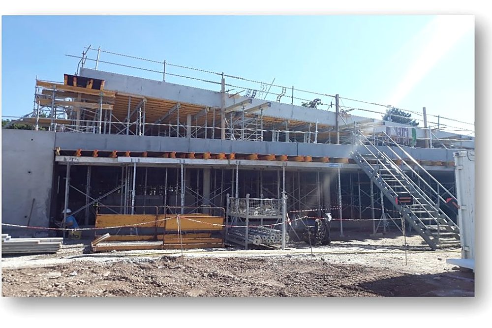Centre sportif et culturel de Wolfisheim en travaux